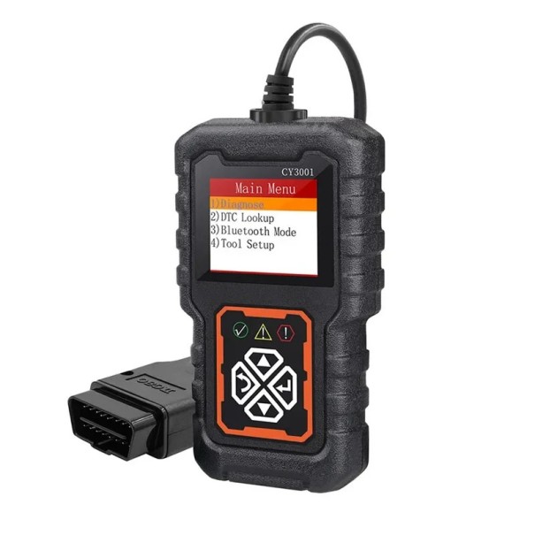 CY3001 OBD2-diagnostikskanner för bilar och lastbilar Bluetooth Elm327 iOS Android ABS SRS Motor Verkliga data Universal Tester 1