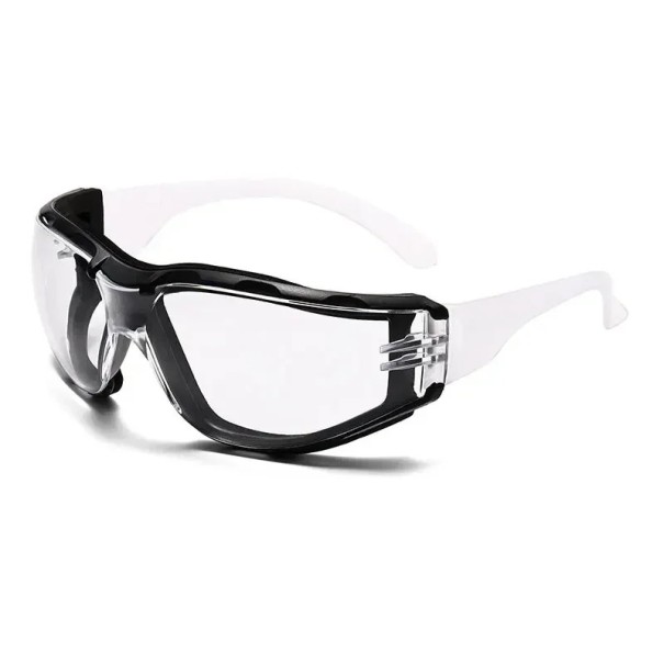 Cycling Protective Glasses 2104plus 14.5 x 5 cm PC Frame Anti-Fog Impact Resistant Foam Seal Sports Glasses for Cycling black