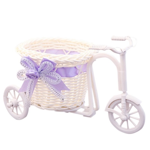Cykel blomsterställ lavendel