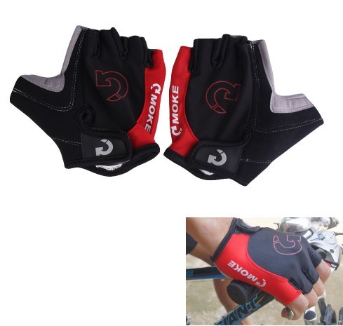 Cykelhandskar röd M