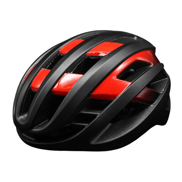 Cykelhjelm Mtb Road Ultralet Hjelm med Ventilationshuller Justerbar Omkreds 54-58 cm Beskyttende Sportshjelm til Cyklister rød