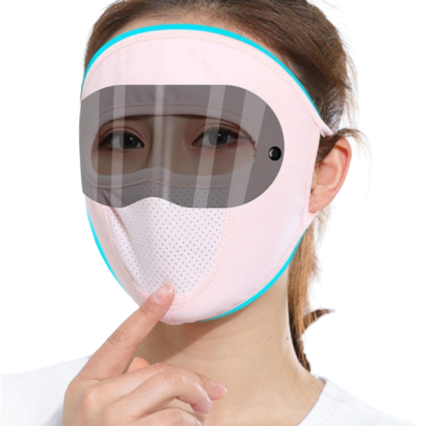 Cykelmask P3519 rosa