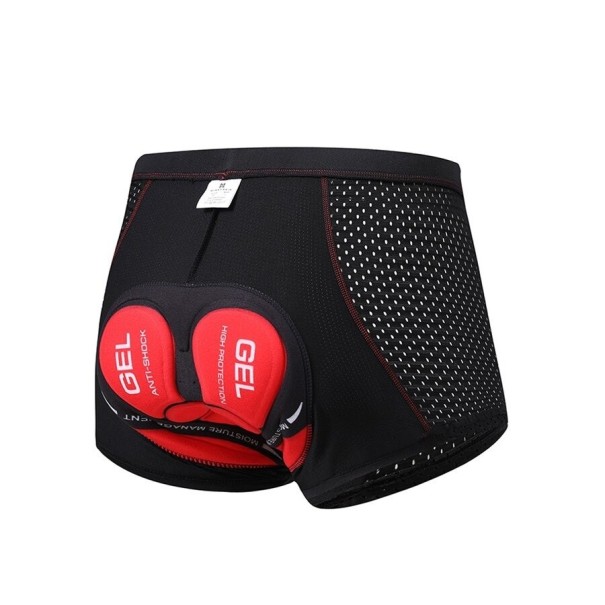 Cykelshorts för män P3764 röd S