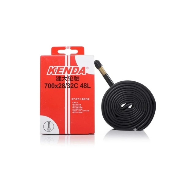 Cyklistická duše 700×28/32C s auto ventilkem 48 mm Butylová duše pro trekingová a fitness kola 71 cm 1