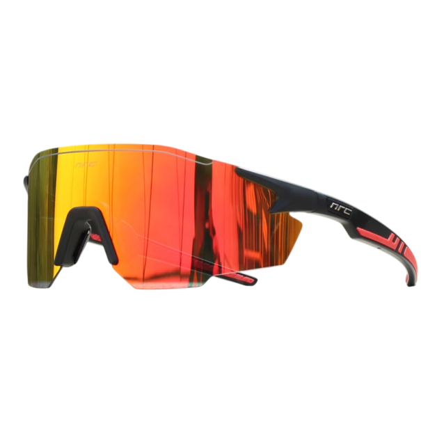 Cyklistické brýle NRC 810 UV400 TR90 154 mm Zrcadlové sportovní MTB běžecké rybářské sluneční brýle pro muže ženy černá
