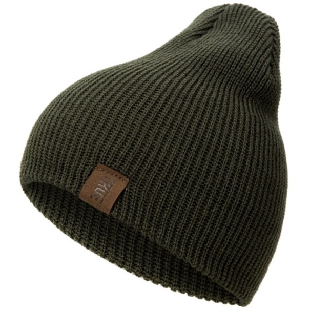 Czapka Beanie ciemnozielony