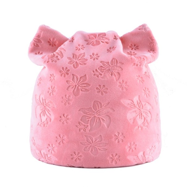 Czapka damska wiosna/jesień J2786 różowy