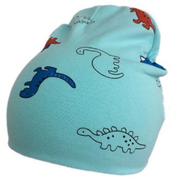 Czapka dziecięca z dinozaurami 2