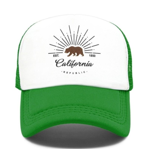 Czapka z daszkiem California trucker zielony