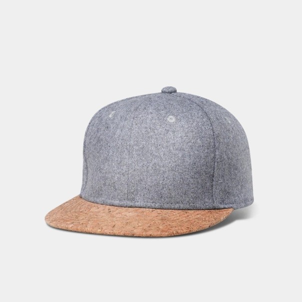 Czapka z daszkiem Snapback T170 szary