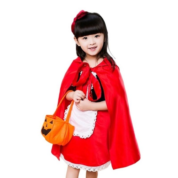 Czerwony kapturek kostium dla dziewczynki! 8