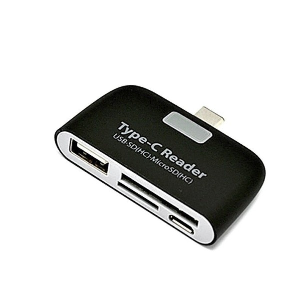 Czytnik kart pamięci USB-C K933 czarny