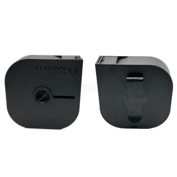 Dăcător portabil de plasturi pentru tragere 3,5 x 10 x 10 cm Suport din polipropilenă pentru autocolante de acoperire cu cârlig pentru trăgători sportivi negru