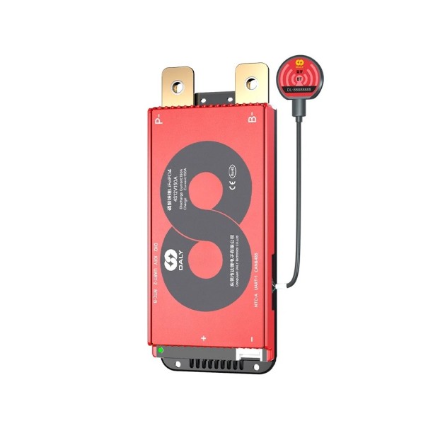 DALY Smart BMS 4S 12 V 150 A ochranný modul baterie LiFePO4 66 x 164 x 21 mm Bluetooth RS485 CANBUS NTC červený pro lithiové baterie 1