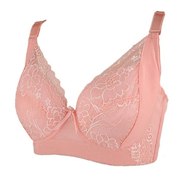 Dam-bh med rosett J3003 rosa 90D