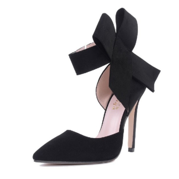 Dam eleganta pumps med rosett J811
