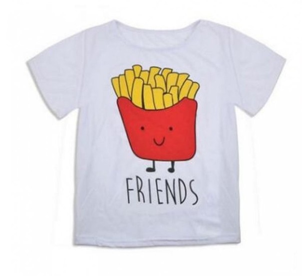Dam T-shirt för bästa vänner B188 L 2