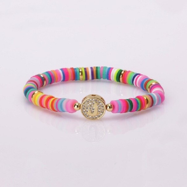 Damarmband med bokstaven H647 J