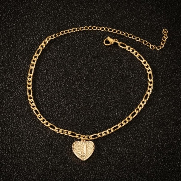 Damarmband med bokstaven H654 J