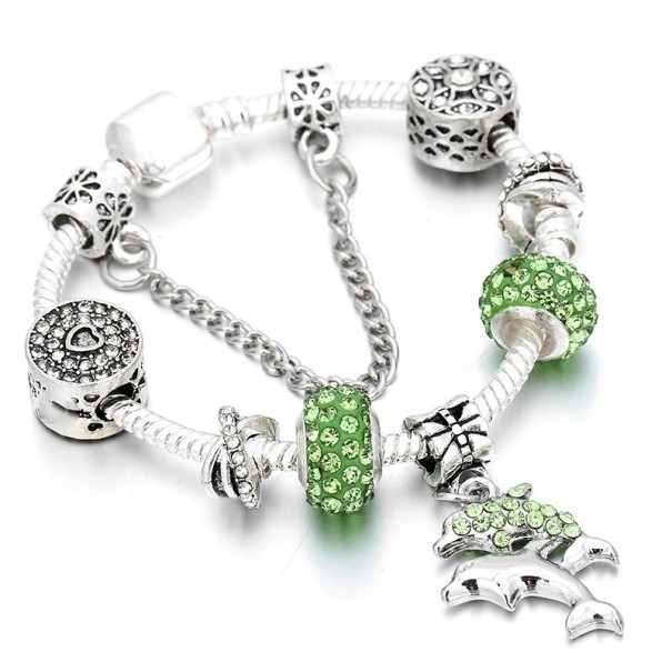 Damarmband med hängen H613 16 cm 3