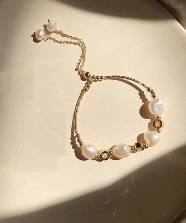 Damarmband med pärlor H128 2
