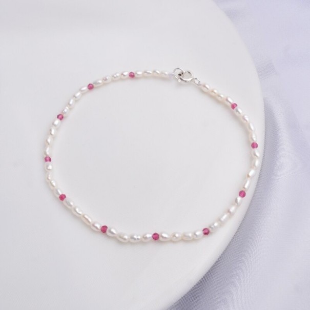 Damarmband med pärlor P215 18 cm 3