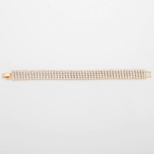 Damarmband med stenar H619 guld