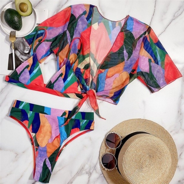 Dambikini och crop top P1291
