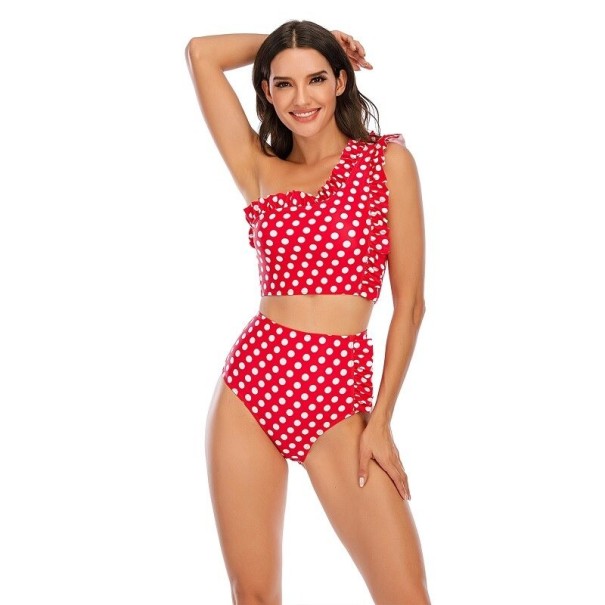 Dambikini P1046 röd M