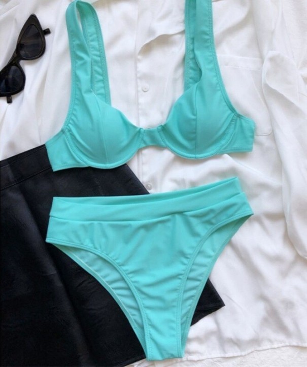 Dambikini P1253 turkos XS