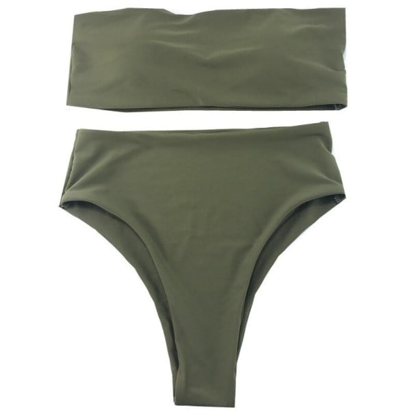 Dambikini P256 armégrön XL