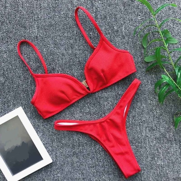 Dambikini P306 röd L
