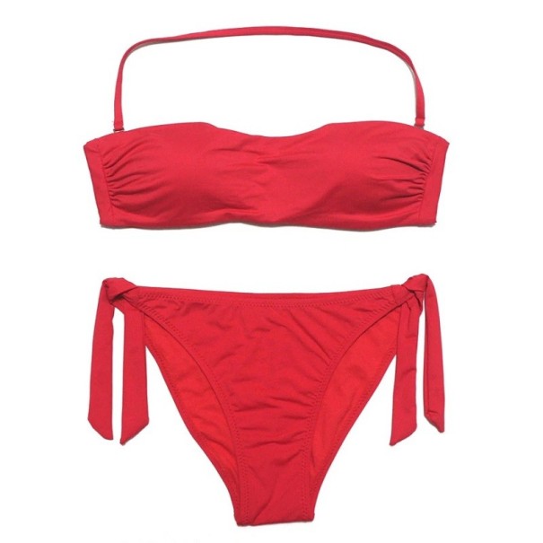 Dambikini P418 röd S