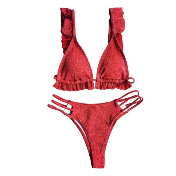 Dambikini P714 röd M