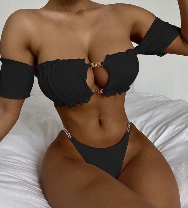 Dambikini P804 svart XS