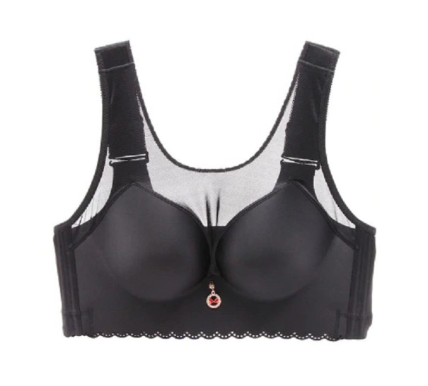 Dame-bh med polstring - Plus size sort 105C