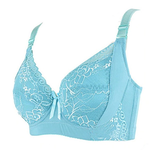 Dame-bh med sløjfe J3003 blå 100D
