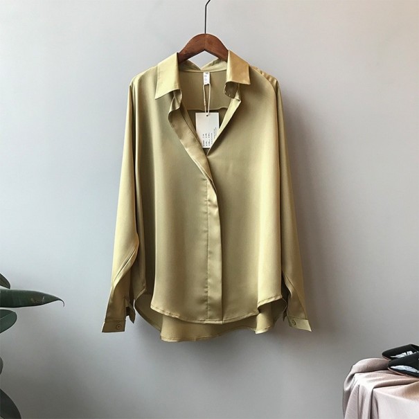 Dame bluse Holly olivengrøn M