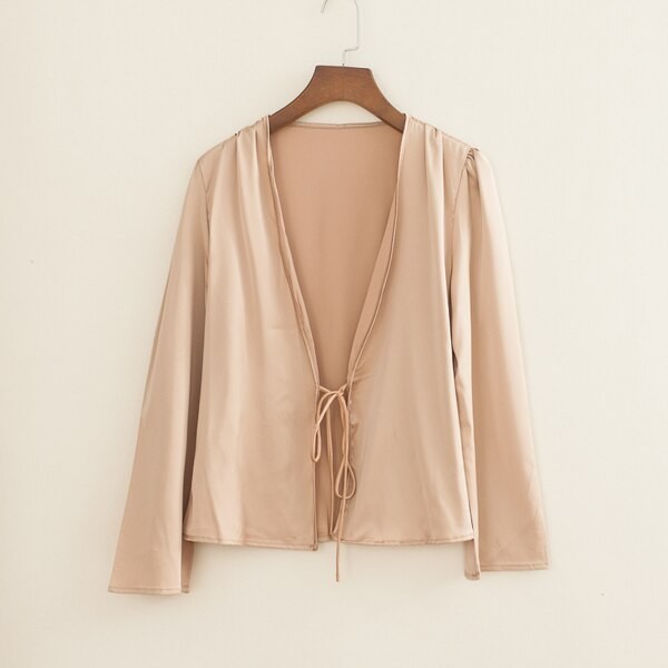 Dame bluse Stacey beige M