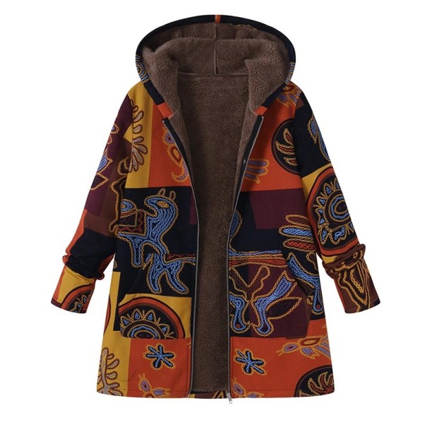 Dame bomuldsjakke J1659 orange XL