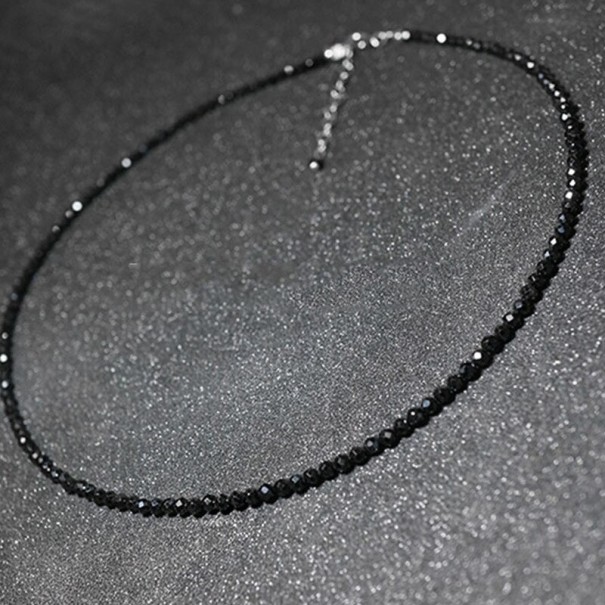 Dame choker halskæde D216 sølv