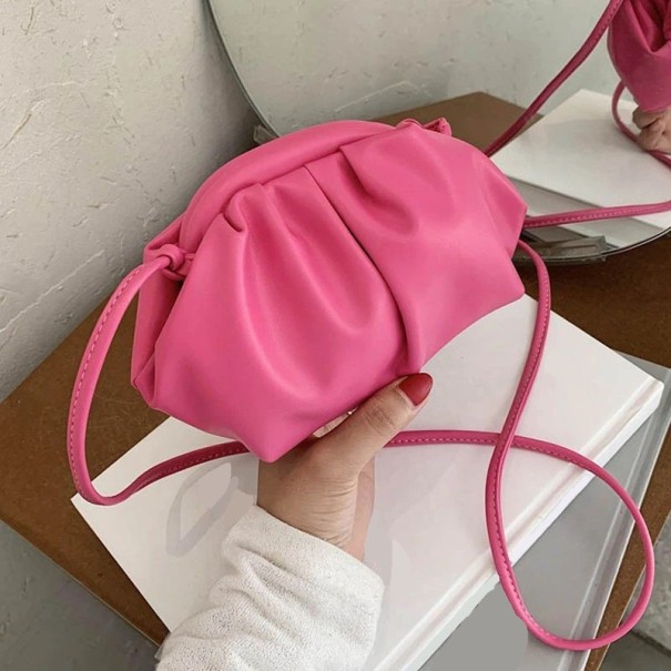 Dame crossbody-taske M1413 mørkerosa