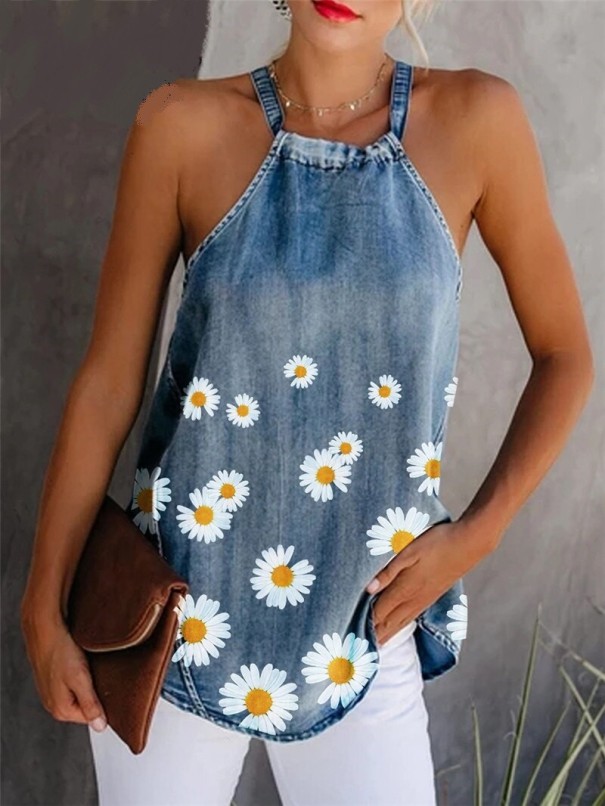 Dame denim top L 1