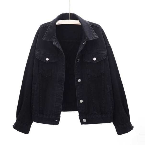 Dame denimjakke A1846 sort S