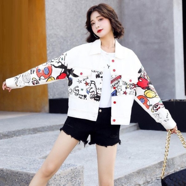Dame denimjakke P2488 XL