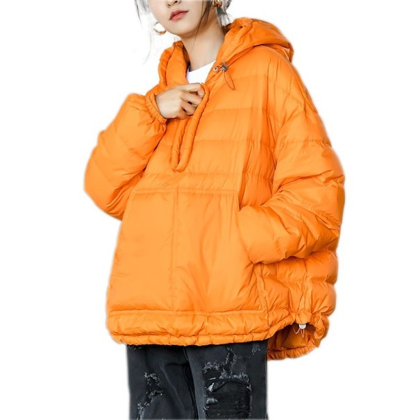 Dame dunjakke P2469 orange M