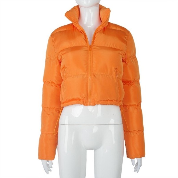 Dame efterårsjakke P1358 orange M