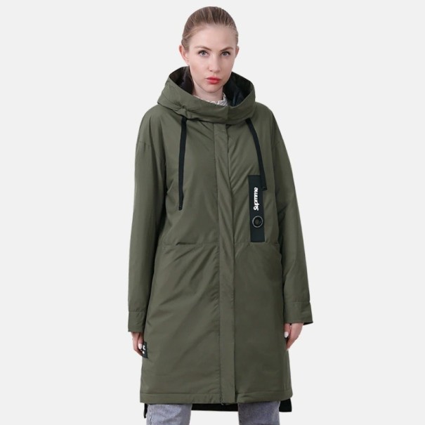 Dame efterårsjakke P2356 armygrøn XL