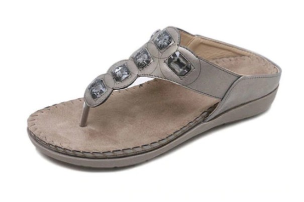 Dame flip-flops Lady grå 40