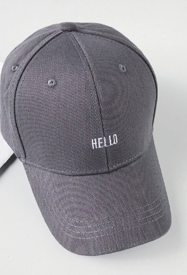 Dame hello-kasket mørkegrå